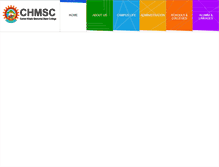 Tablet Screenshot of chmsc.edu.ph
